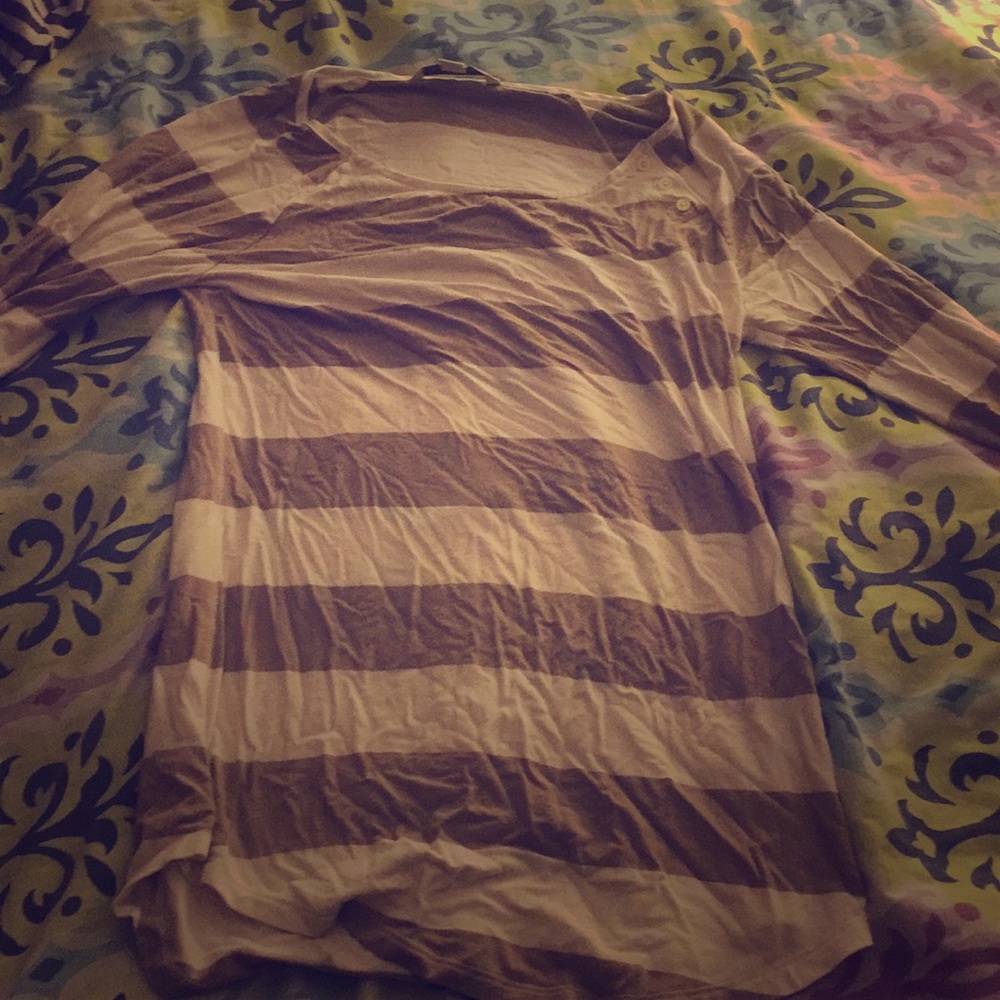 Banana republic striped shirt